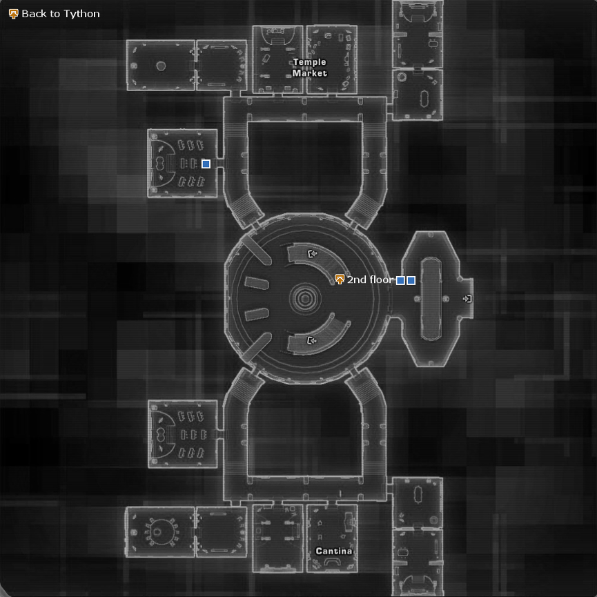 Map of Jedi Temple, 1st Floor